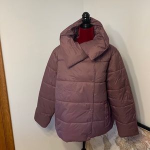 Banana Republic Factory Mauve Puffer Jacket NWOT